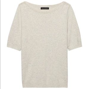 Banana Republic boat knock short sleeve sweater